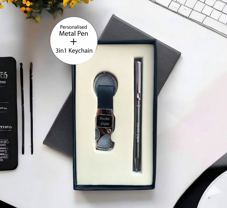 Executive Keyring & Pen Set